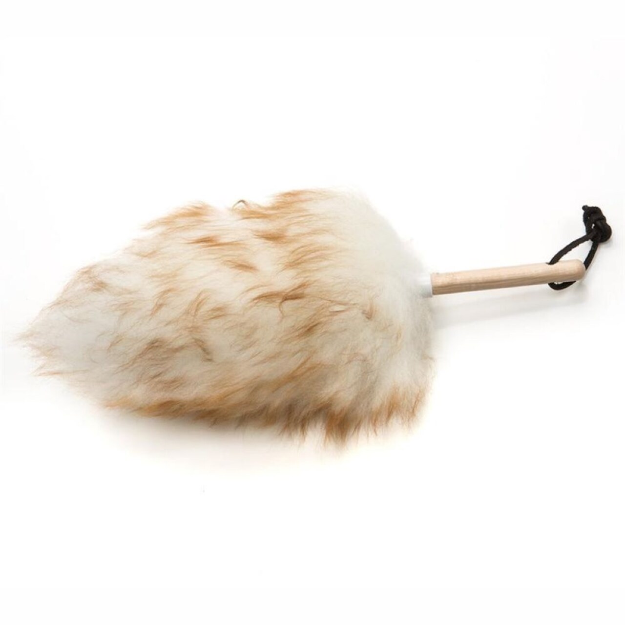 Wool Shop Lambswool Duster, 10 Inches with Wood Handle and Leather Hanger
